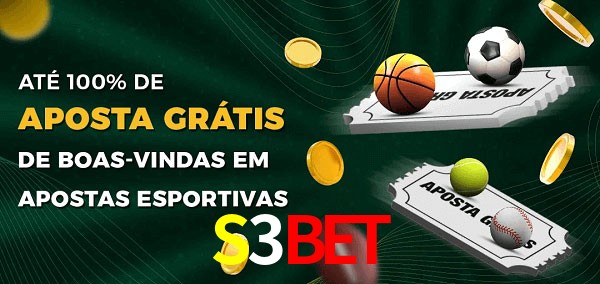 S3Bet Ate 100% de Aposta Gratis