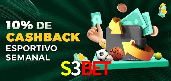 10% de bônus de cashback na S3Bet